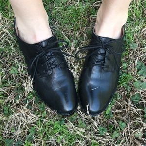 Black Frye Oxfords